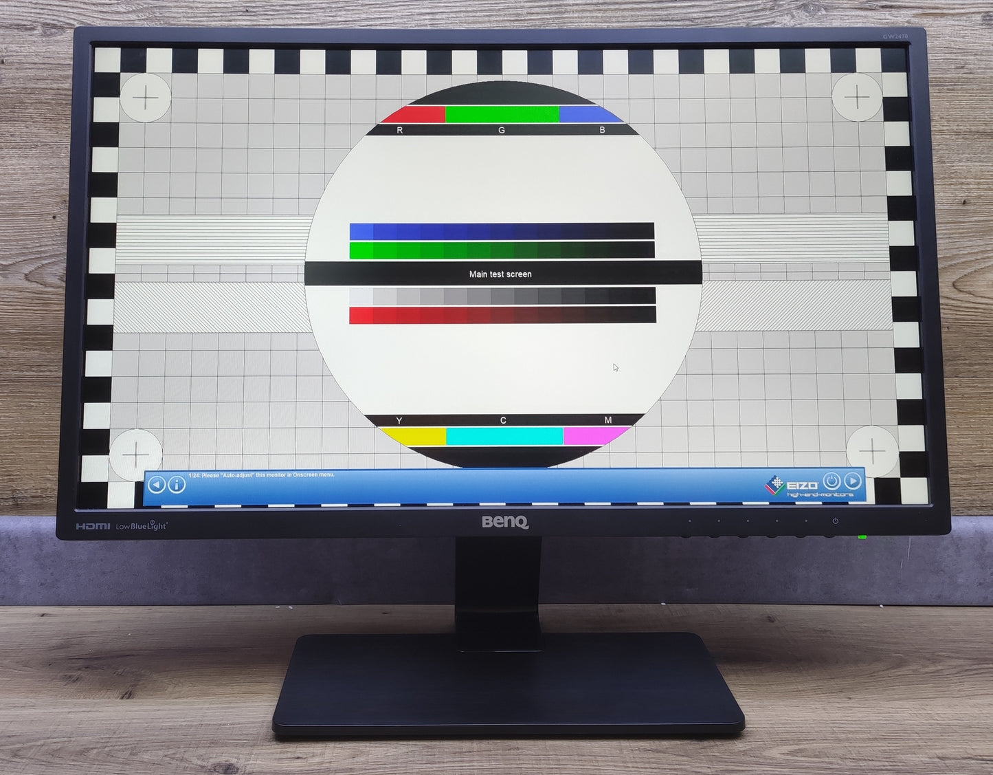 BenQ GW2470H Monitor 23.8" FHD 1920x1080 VA Panel HDMI VGA 60Hz 4ms (GtG) 