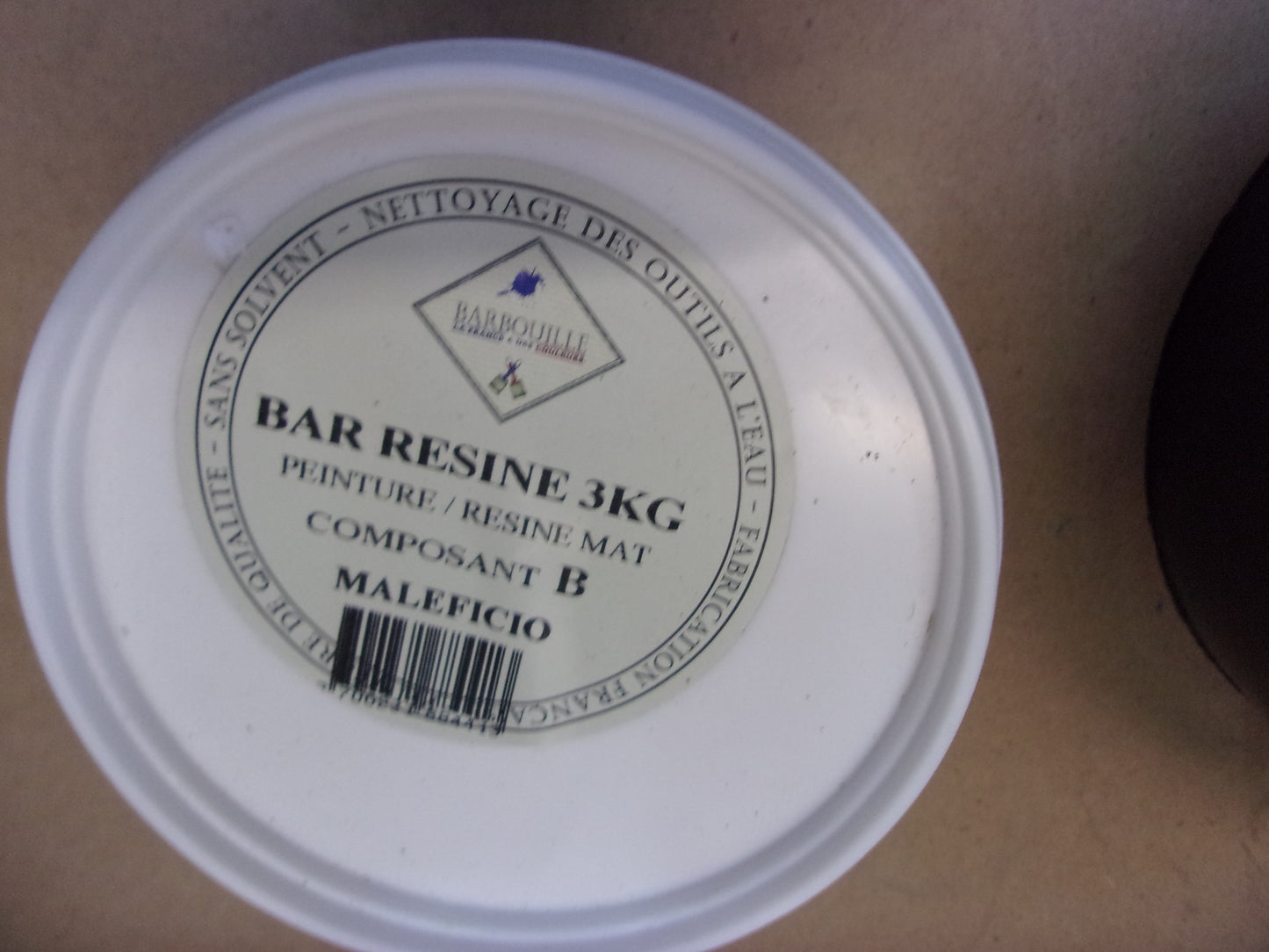 9,66€/kg Maléficio Lack/Epoxidharz 2-Komponenten 3 kg matt Grau & Schwarz