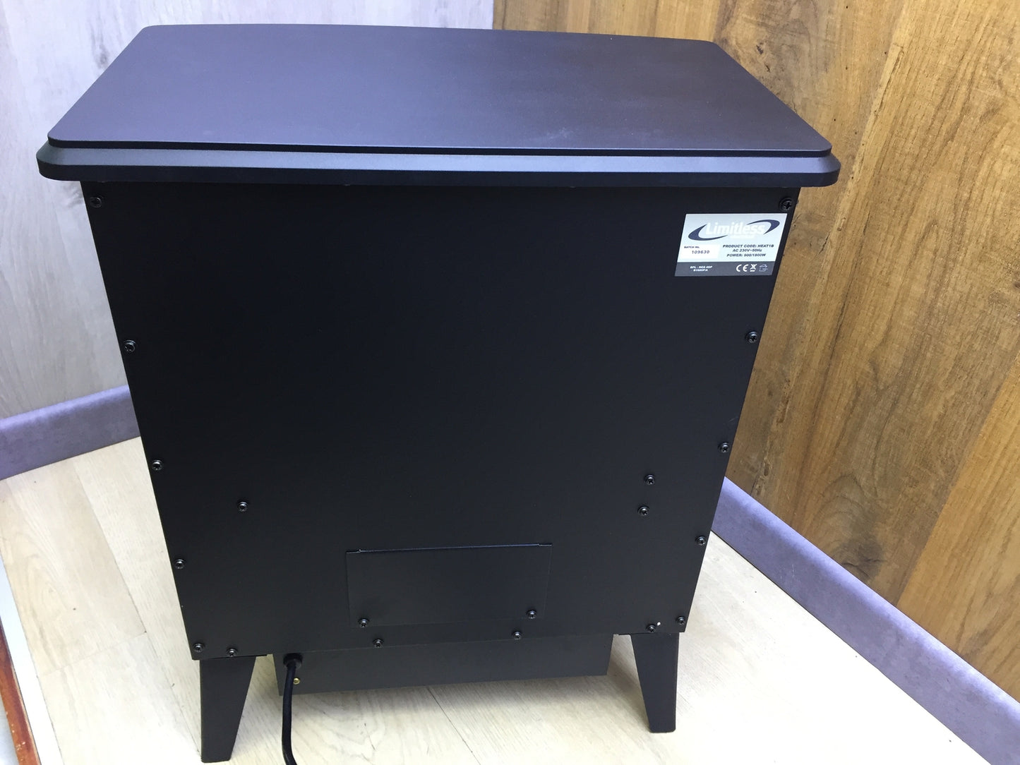 Kingfisher HEAT1B 2000W elektrischer Holzverbrennung Heizung, I28295