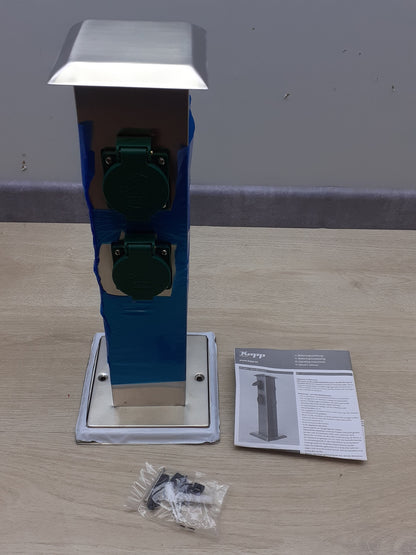 Kopp 145330013 Außensteckdose 4-fach, 230 V, I18878