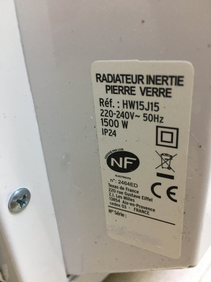 Carrera HW15J15 Heizkörper Keramik Glas LCD 1500 W weiß, I31492