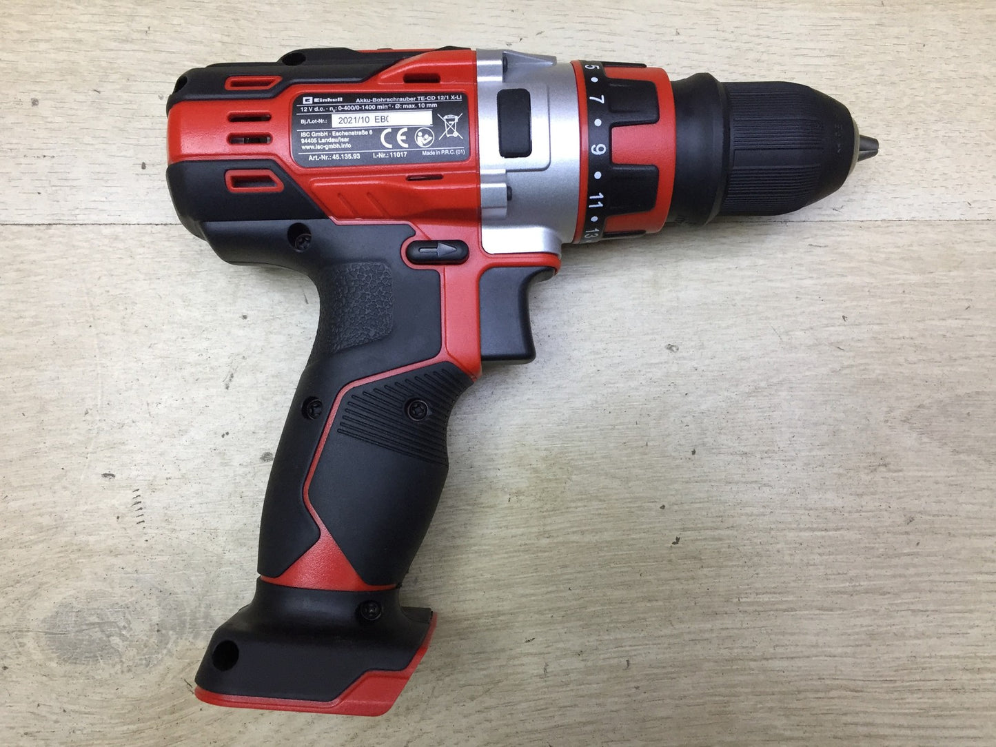 Einhell Akku-Bohrschrauber TE-CD 12/1 X-Li SOLO, I34199