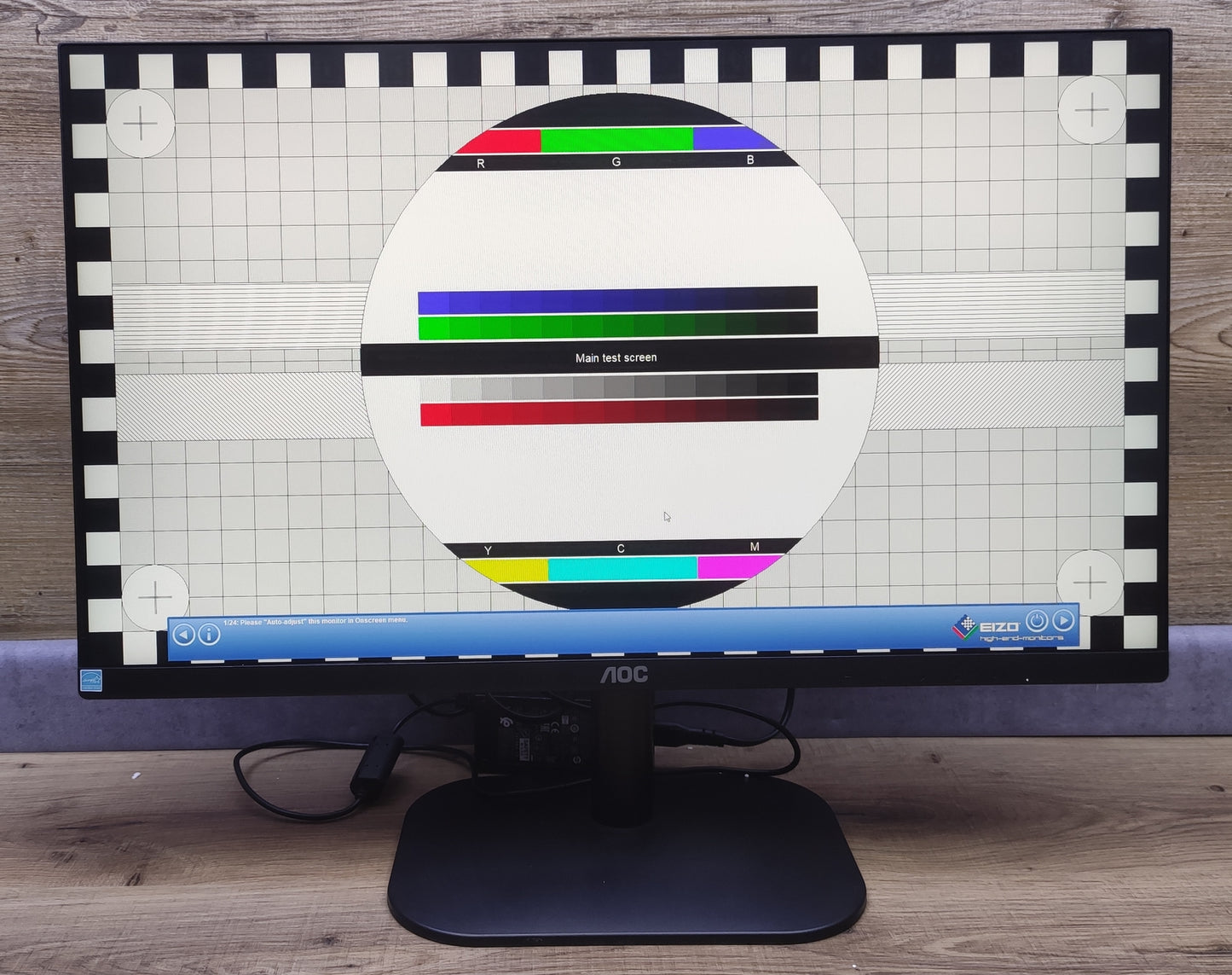 AOC 24B2XH Monitor 24" FHD 1920x1080 75Hz VGA HDMI IPS panel black 