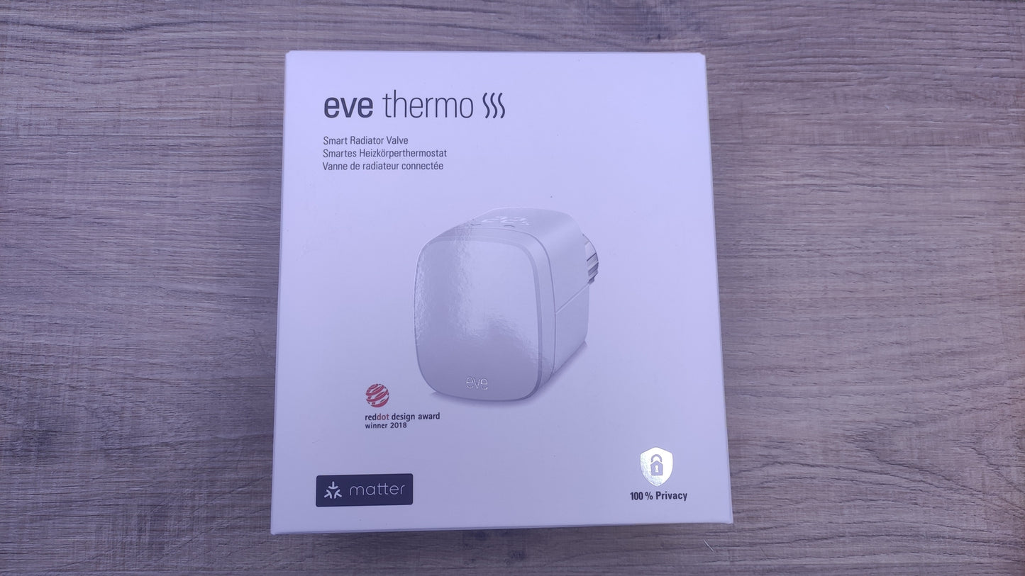 Eve Thermo (Matter) Smart Radiator Thermostat, LED Display, I32526