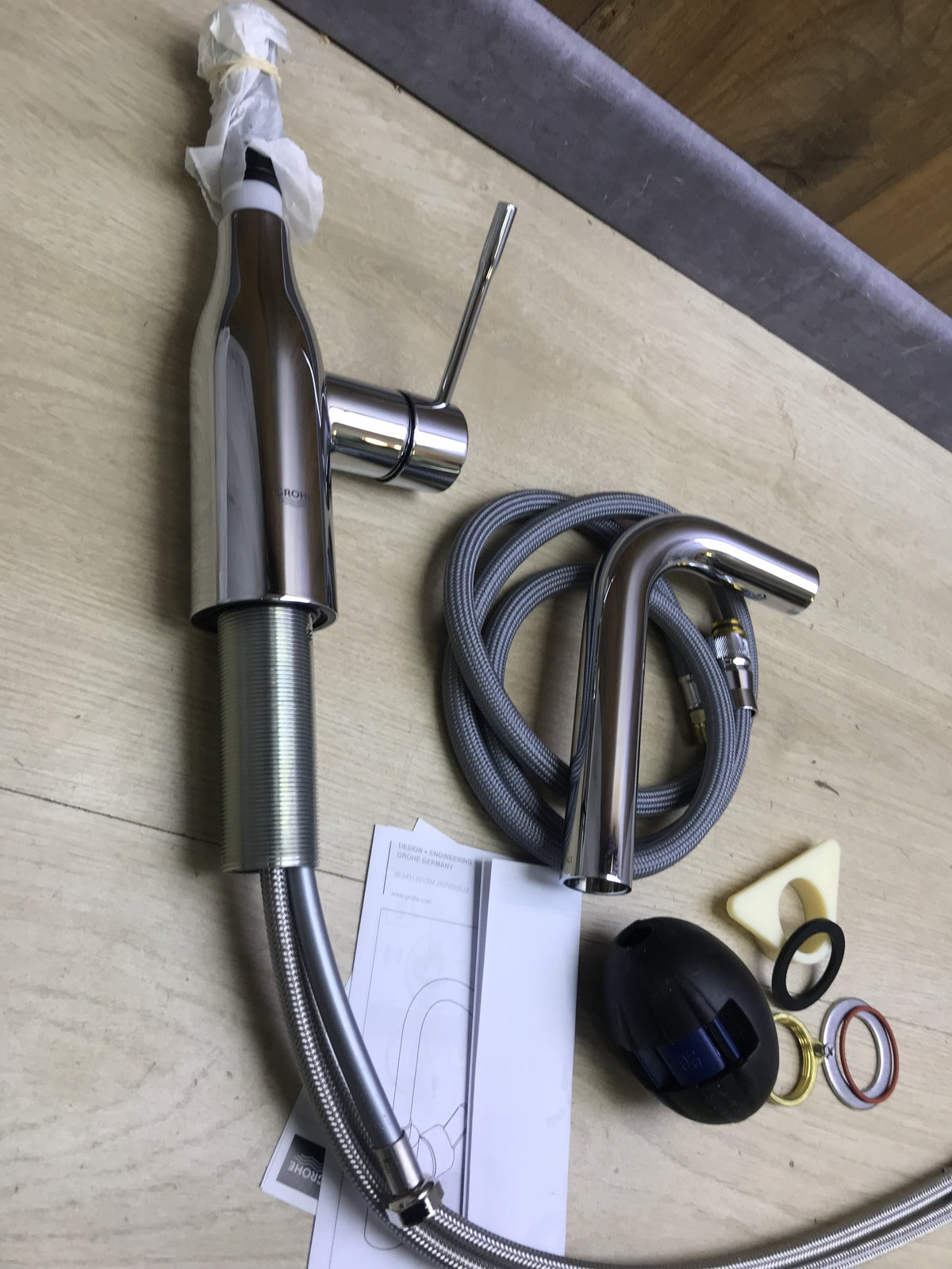 Grohe Essence Spültischbatterie ausziehbar chrom 30270000, Wasserhahn, I31723