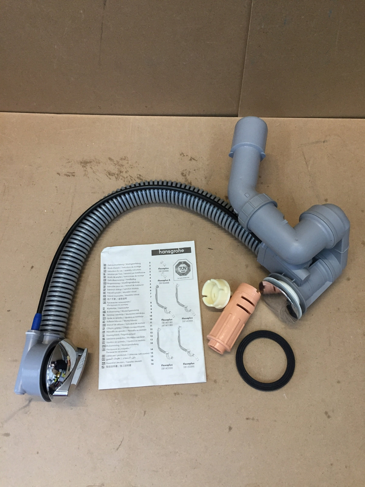 Hansgrohe Flexaplus Komplettset Ab- und Überlaufgarnitur 58143000, I13141