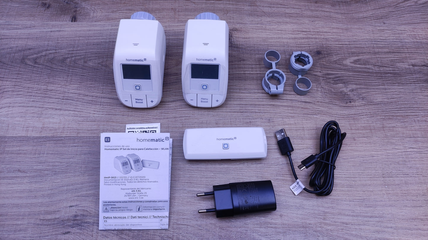 Homematic IP Smart Home HmIP-SK13 Starter Set Heizen 155703A0, I32795
