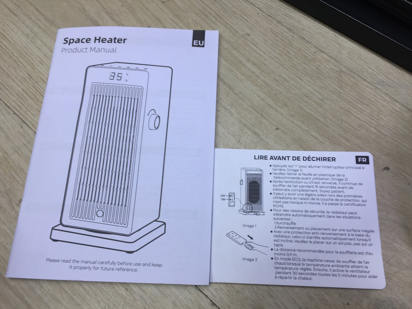 OMISOON DH-QN19 fan heater 2000W, energy-saving and quiet, I31855 