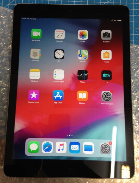 Apple iPad Air 16GB Tablet 9.7 Zoll WiFi Space Gray (MD785KN/A)