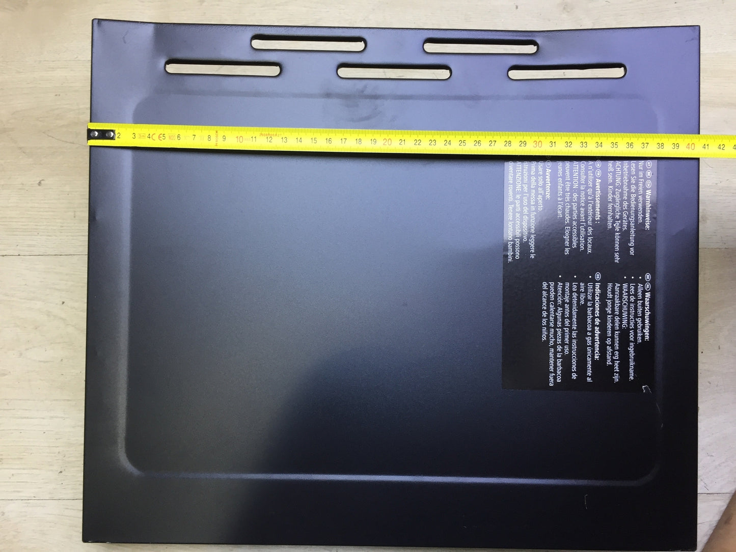 Landmann GrillChef Gasgrill 4Br 1Sb Grillfläche 65x40 cm schwarz 12754 I32855