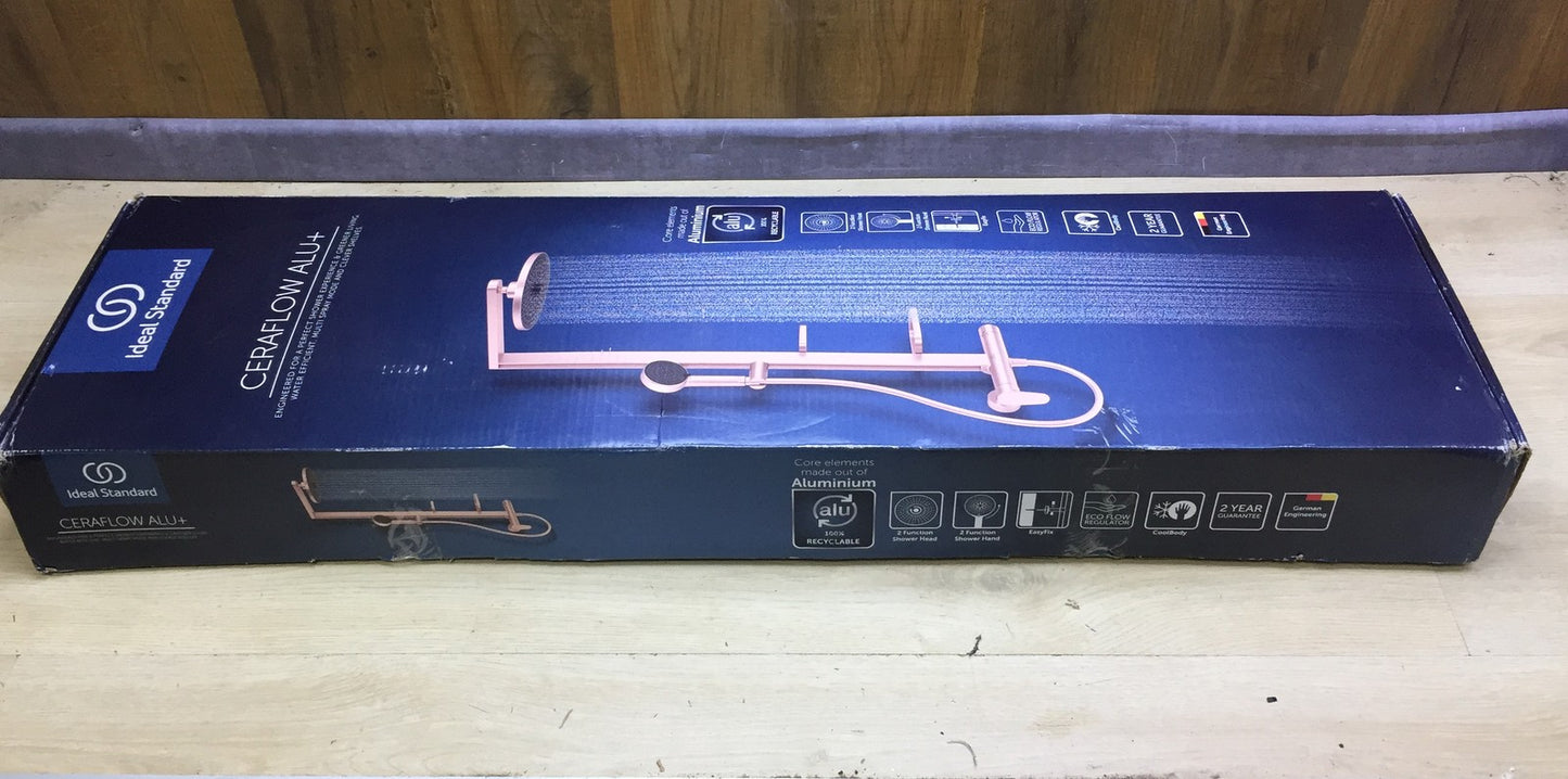 Ideal Standard BD584RO Alu+ Duschsystem mit Ceraflow Brausearmatur, I33127