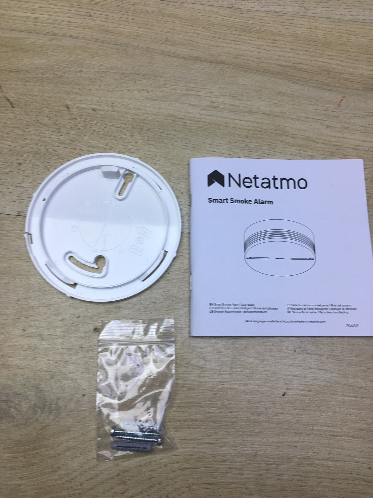 Netatmo Smart Smoke Detector NSD01, automatic tests, smoke alarm, I31496