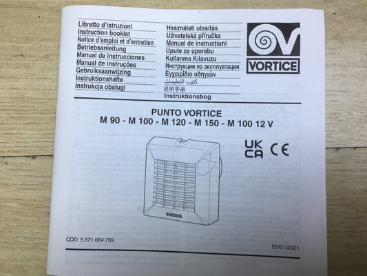Vortice wall exhaust fan M 120/5" 0000011301, I31062 
