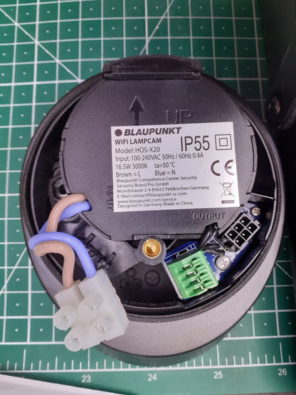 Blaupunkt Lampcam HOS-X20 Full-HDÜberwachungskamera und LED-Außenleuchte, I15424