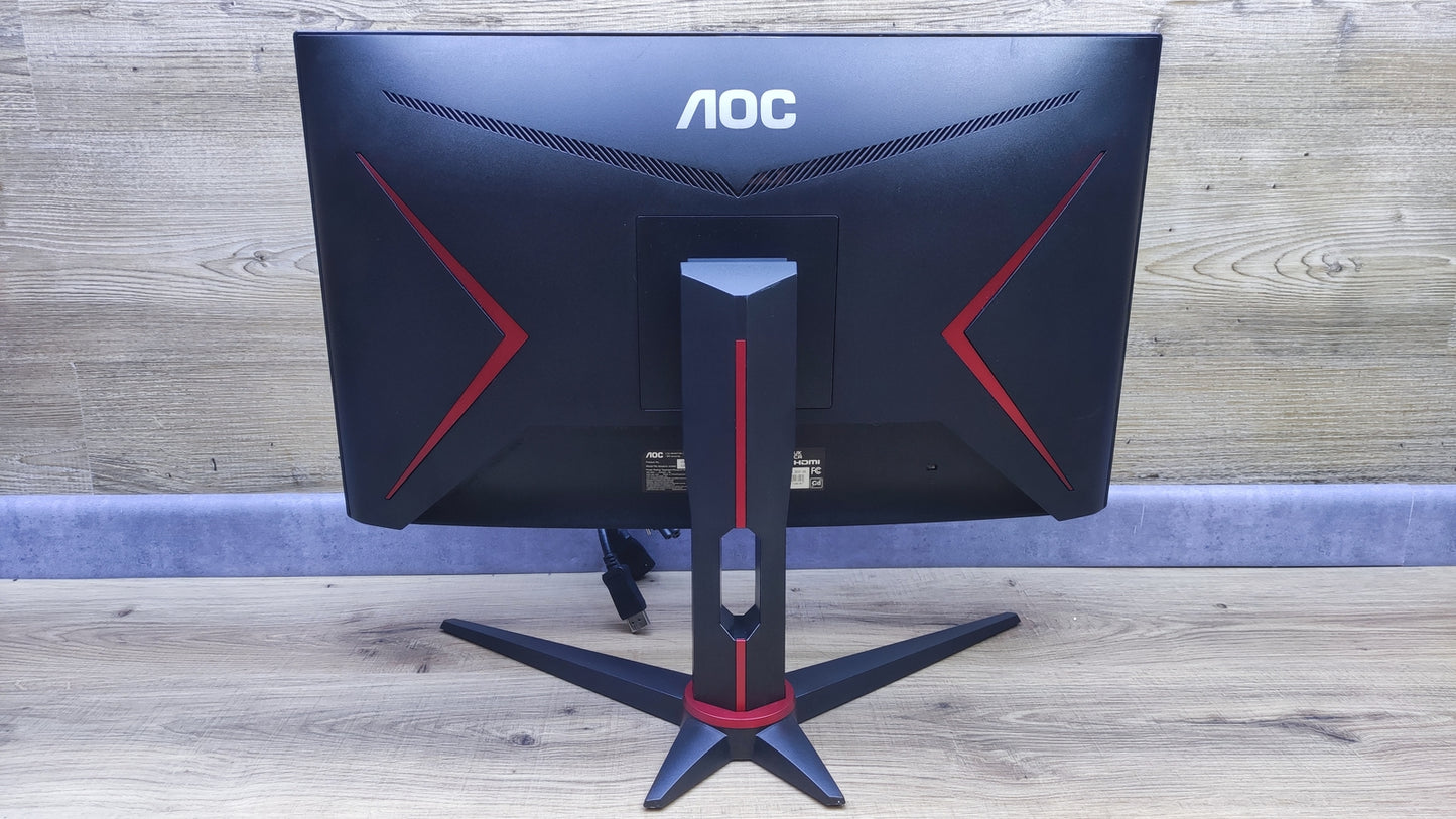 AOC C24G2U/BK Gaming Monitor 24" Curved 1920x1080 HDMI DP AMD FreeSync 165Hz 1ms 
