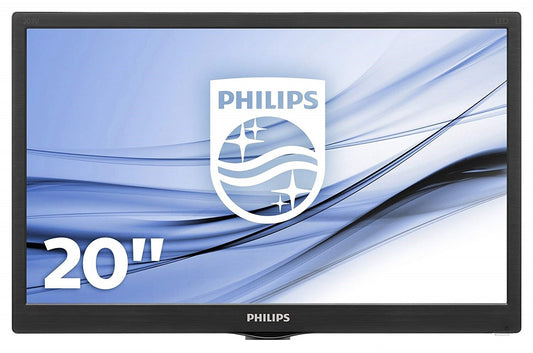 Philips 203V5LSB26/10 Monitor 19,5" 1600x900 VGA TN Panel 60Hz schwarz