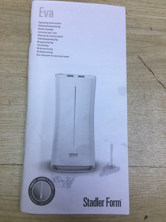 Stadler Form Ultrasonic Humidifier Eva White E-000, I31237