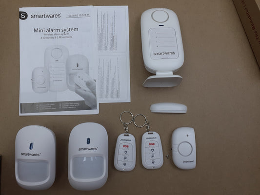 Smartwares SC50-6 Drahtloses Minialarm-Set, I05691