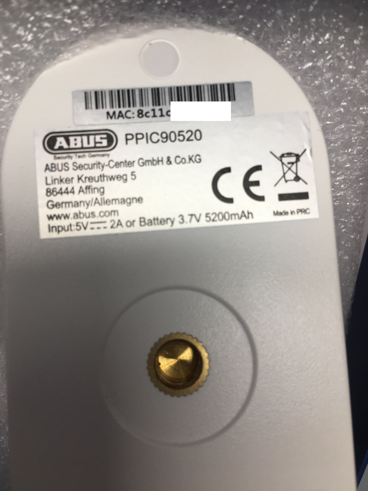 ABUS WLAN PPIC90520 Überwachungskamera mit Basisstation, I11387