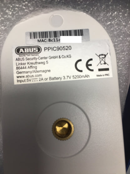 ABUS WLAN PPIC90520 Überwachungskamera mit Basisstation, I11387