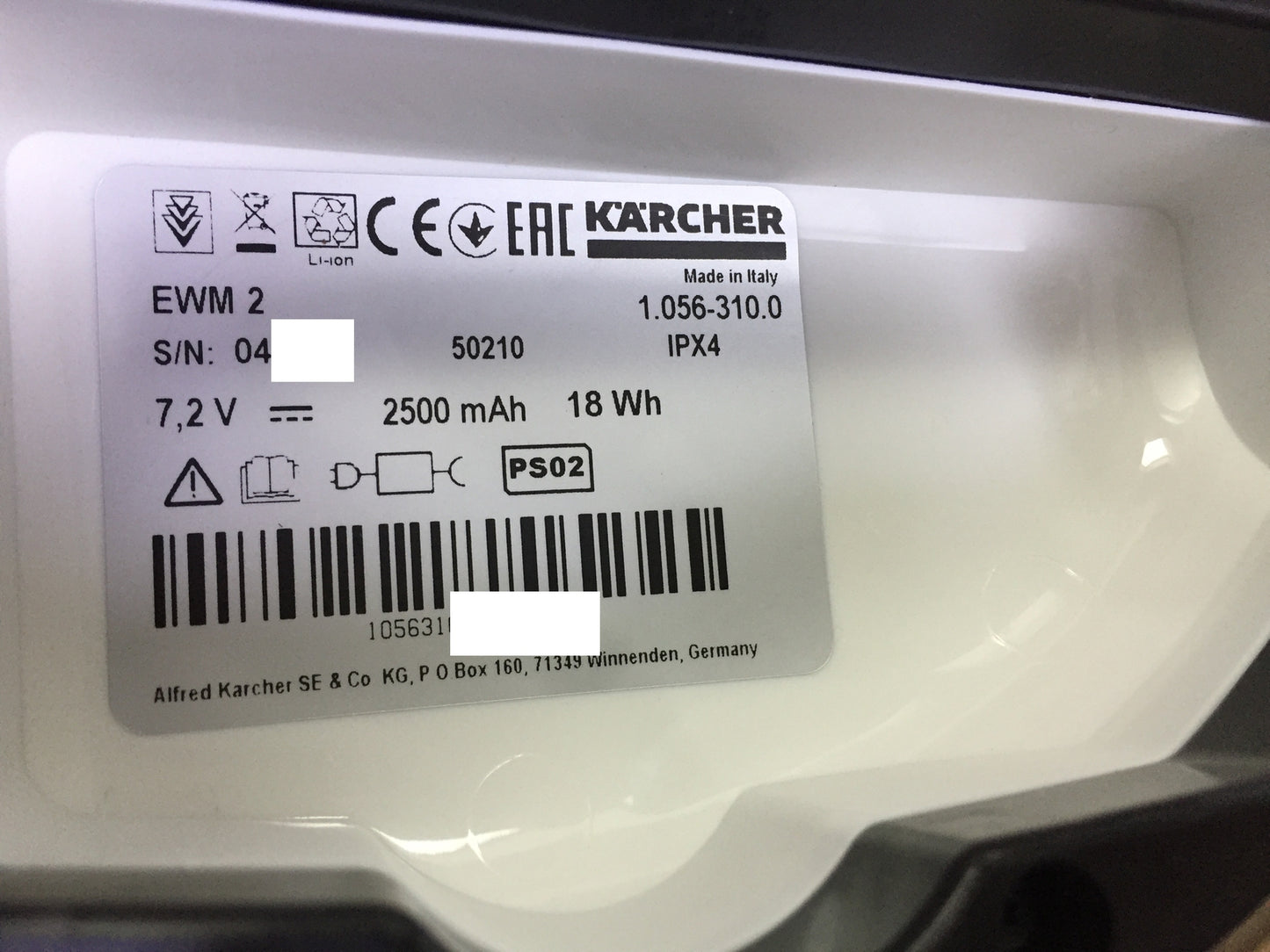 Kärcher Elektrischer Wischmopp EWM 2 (1.056-310.0), I31647