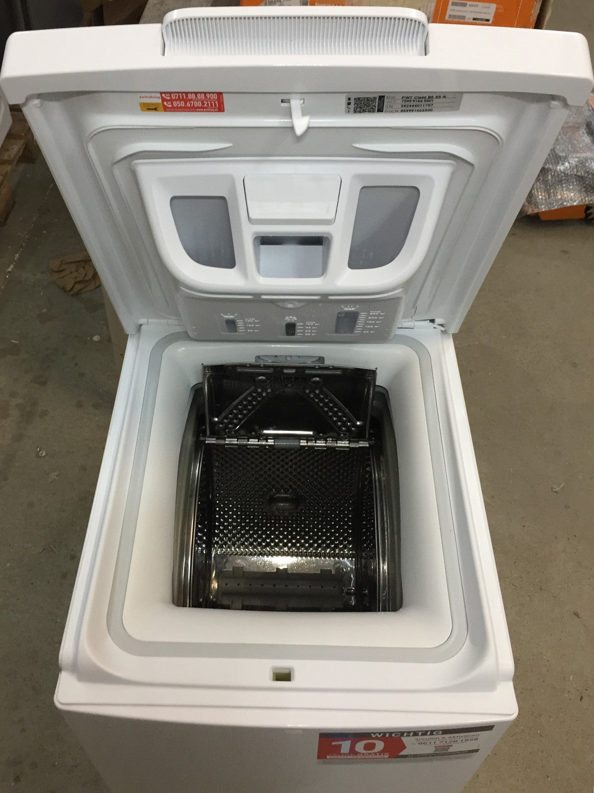 Privileg PWT Class B6 S5 N Waschmaschine Toplader,1200 Up, 6 k, EEK:B, I34412