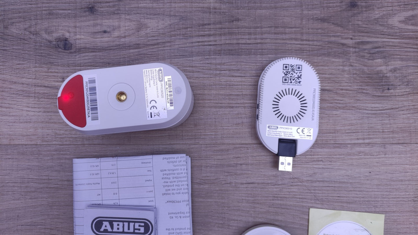 ABUS WLAN PPIC90520 Überwachungskamera mit Basisstation, I34371