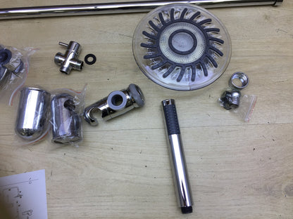 DP bath Duschsystem mit Umschalter DP-S002 LED, Silber, I27759