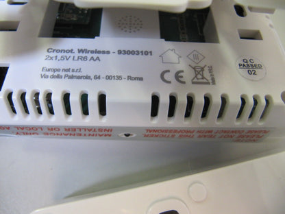 BRAVO Drahtloser digitaler Thermostat mit Display 3,8 Zoll Rechnung D43740