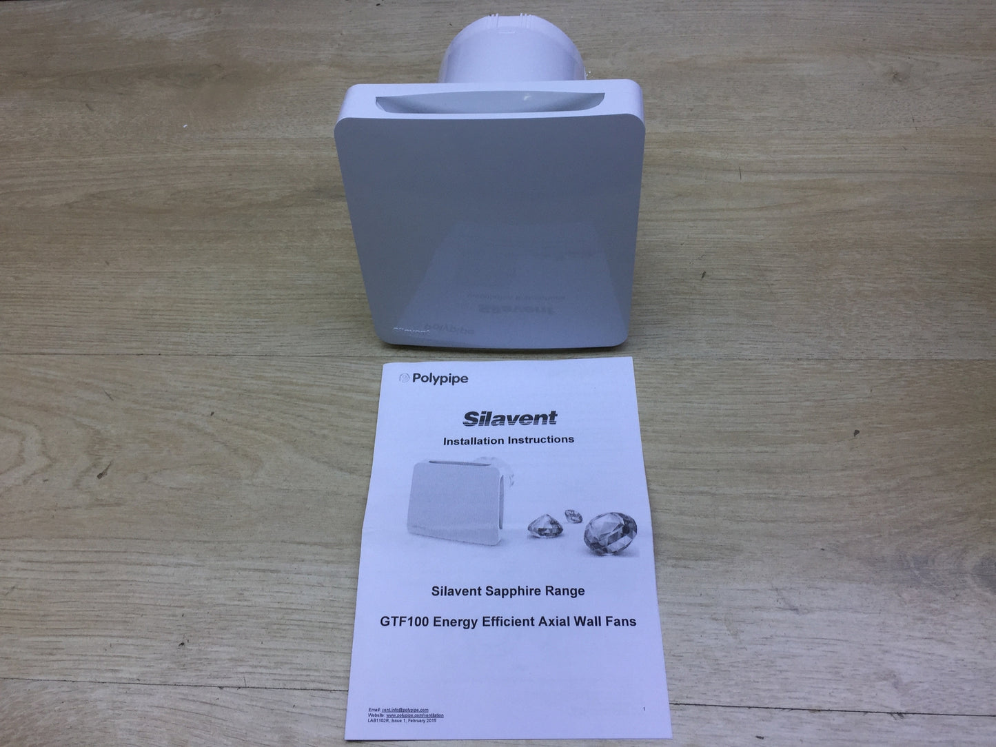 Silavent GTF100-H Abluftventilator, weiß, I26323