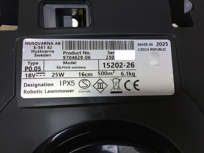 Gardena 15202-26 Robotic Lawnmower SILENO minimo 500, I33204