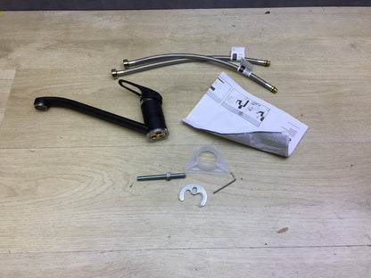 EISL Spültischarmatur SPEED, Wasserhahn Küche Chrom/Schwarz, I26252