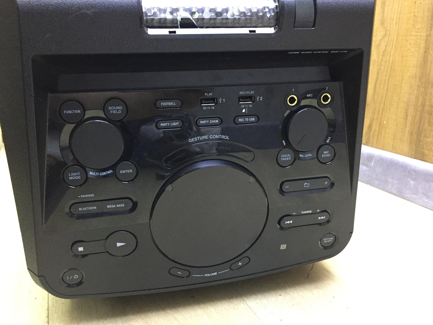 Sony MHC-V7D Soundsystem Party Music System Gestensteuerung, I32206