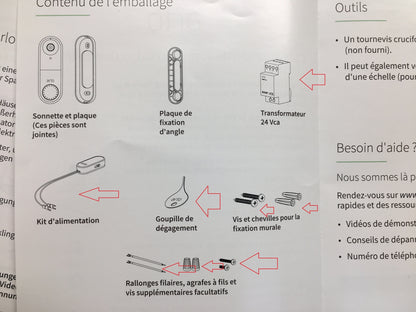 Arlo Video Türklingel AVD1001, 1080p, 25% größeres Sichtfeld, I06526