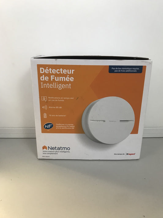Netatmo Smart Smoke Detector NSD01, automatic tests, smoke alarm, I32871