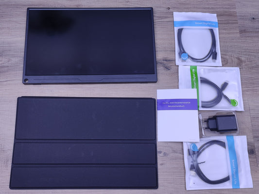 Uperfect 15,6" Tragbarer USB-C Monitor FHD 1920x1080 IPS HDMI USB Typ-C