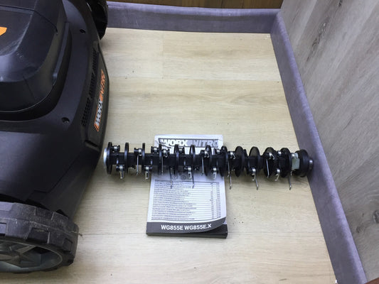WORX Nitro Akku-Vertikutierer & Rasenlüfter WG855E Solo, bis zu 400 ㎡, I34145
