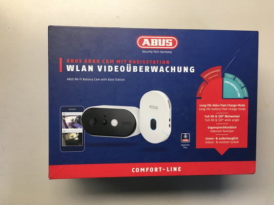 ABUS WLAN PPIC90520 Überwachungskamera mit Basisstation, I11387