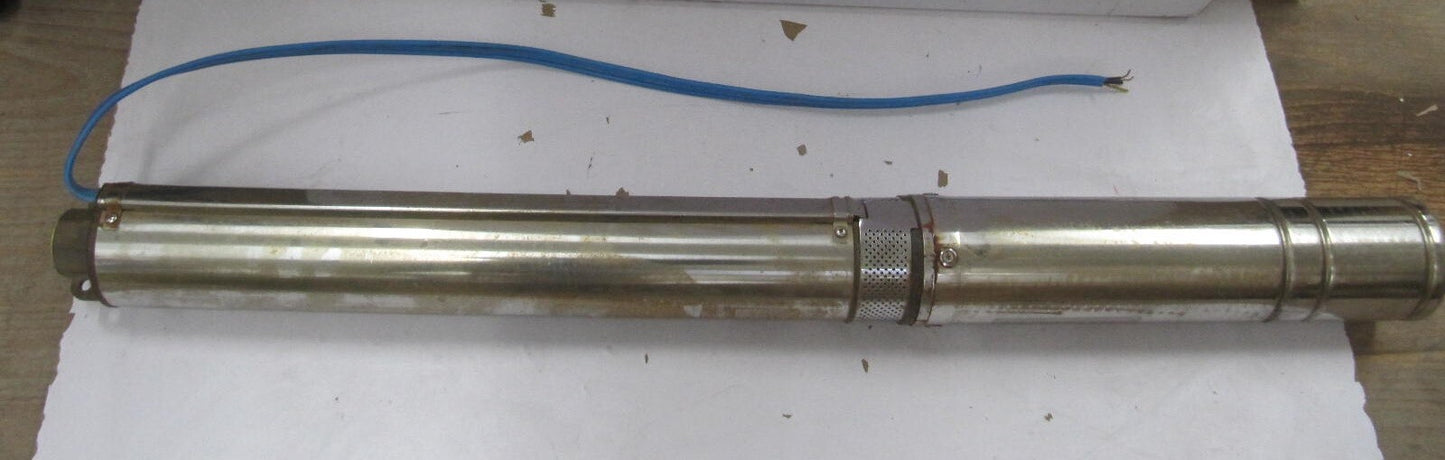 Tiefbrunnenpumpe BAS125C Edelstahl 1,7CV 1,25kW 2850rpm Förderhöhe 101m DEFEKT