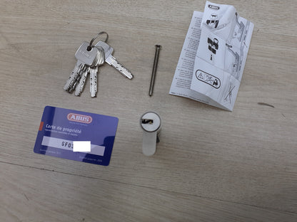 ABUS EC-SNP 44999 Türzylinder, silber, I18939