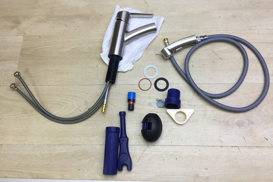 GROHE kitchen faucet with pull-out spray 30531DC1, faucet, I32301 