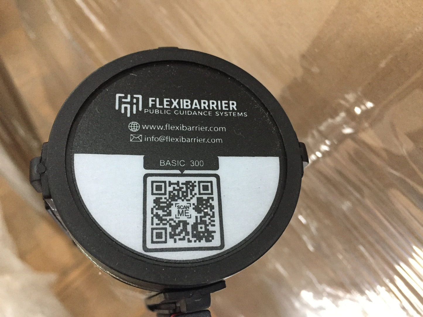 FLEXIBARRIER Barrier Posts Silver Basic 300 Set of 2, I24104 