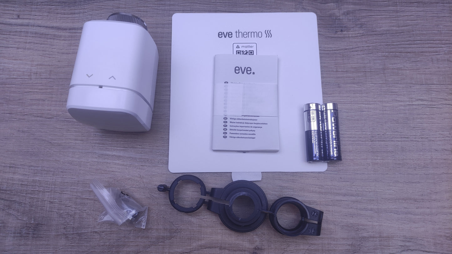 Eve Thermo (Matter) Smartes Heizkörperthermostat LED-Display I32515