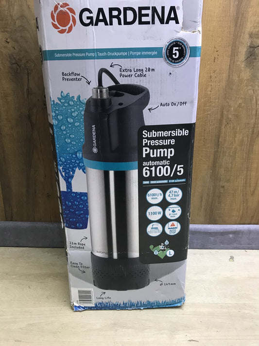 Gardena submersible pressure pump 6100/5 inox automatic 1773-20 I33071