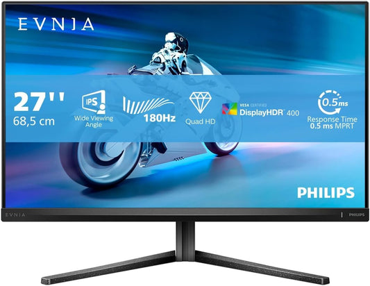Philips Evnia 27M2N5500/00 Monitor 27" WQHD 2560x1440 AMD FreeSync 180Hz 0.5ms