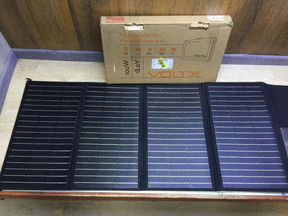 VoltX Faltbares Solarpanel 100W 18V Monokristalline Solarmodul, I33120