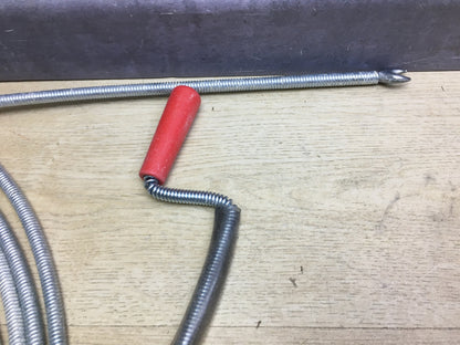 Meister Rohrreinigungswelle Ø 9 mm x 10 m, Flexible Spirale mit Kralle, I31014