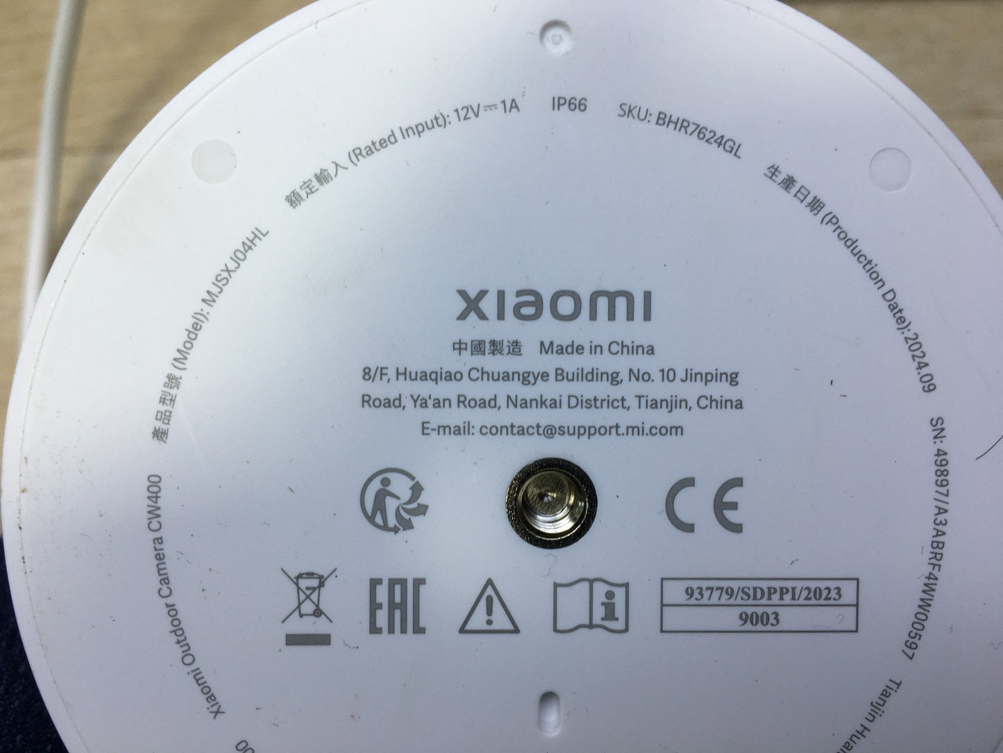 Xiaomi CW400 Überwachungskamera Wlan Aussen, weiß, I34016