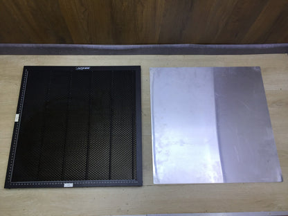 ATEZR Waben Arbeitsplatten Set, Waben-Laserbett, 500 x 500 x 22mm, I33642