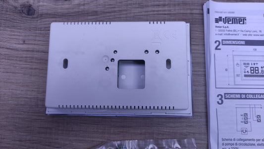 VEMER VE785700 TUO WiFi LITE Smart WiFi Thermostat, WLAN, I32576